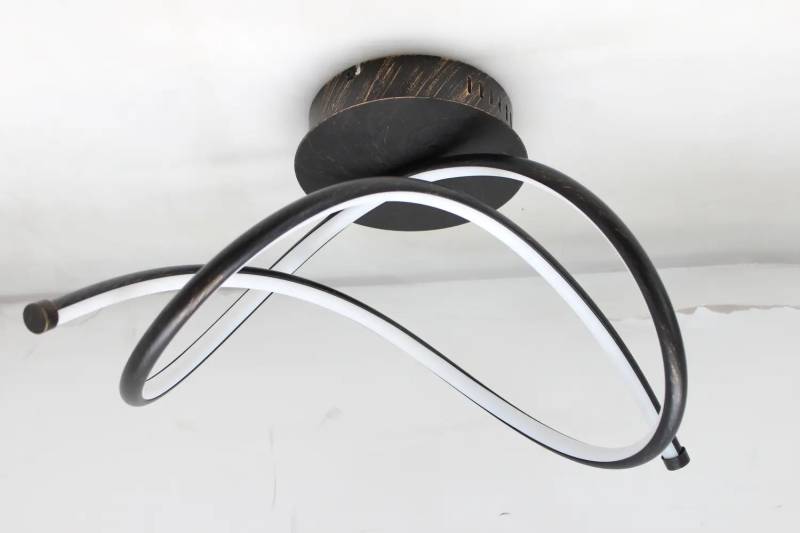 B-Ware Just Light Led Deckenleuchte Lampe Leuchte Violetta Deckenleuchte Rost Stahl von JUST LIGHT.