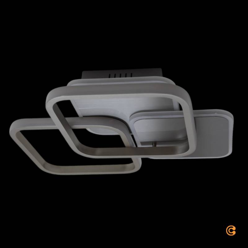 B-Ware Just Light Led Deckenleuchte Lampe Sevent Schwarz 3000 K Eckig Wohnzimmerleuchte von JUST LIGHT.