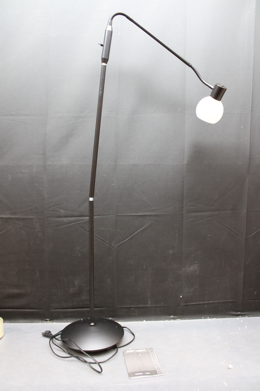 B-Ware Just Light Stehleuchte Lampe Loki Stehlampe Leuchte Lampe Schwarz Eisen Glas von JUST LIGHT.