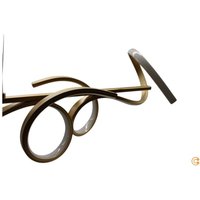 Gebraucht] Leuchten Direkt LED-Pendelleuchte Curls Hängelampe Deckenlampe led messing m414 von JUST LIGHT.