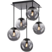 JUST LIGHT Deckenleuchte »BIG WIDOW«, 5-flammig, E14, schwarz von JUST LIGHT