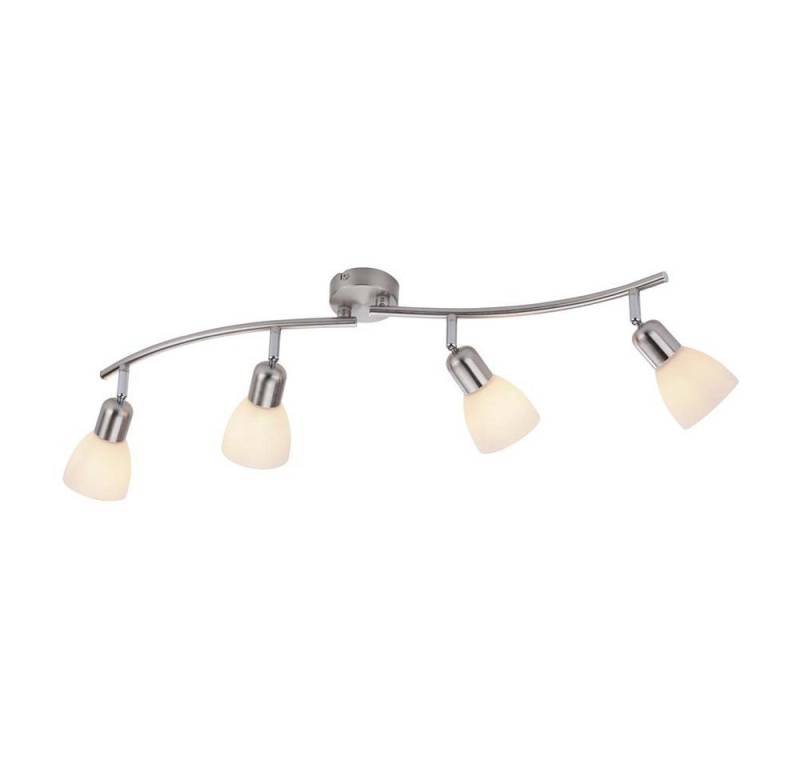 JUST LIGHT Deckenspot, LED-Leuchtmittel fest verbaut, Deckenleuchte Deckenlampe Wohnzimmerleuchte 4 flammig verstellbar von JUST LIGHT