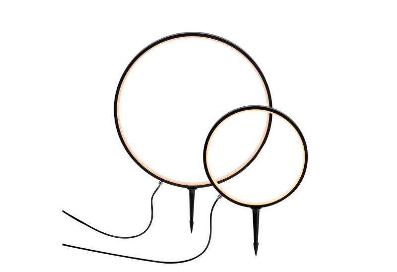 JUST LIGHT Gartenleuchte ZIRKULU Set, Ein-/Ausschalter, LED fest integriert, Warmweiß, LED l IP65 von JUST LIGHT