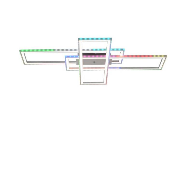 JUST LIGHT LED Deckenleuchte, LED-Leuchtmittel fest verbaut, Deckenlampe Deckenleuchte Designlampe dimmbar Fernbedienung Rainbow von JUST LIGHT