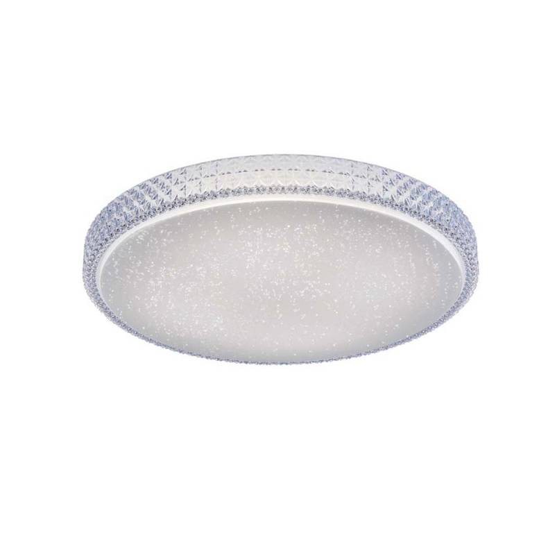 JUST LIGHT LED Deckenleuchte, LED-Leuchtmittel fest verbaut, Kaltweiß, Warmweiß, Neutralweiß, Tageslichtweiß, Farbwechsel, Deckenlampe Deckenleuchte Kristalllampe dimmbar Fernbedienung Smart von JUST LIGHT