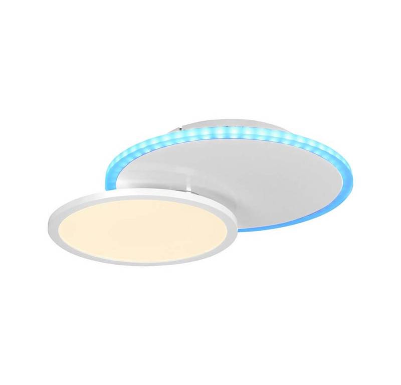 JUST LIGHT LED Deckenleuchte, LED-Leuchtmittel fest verbaut, Deckenlampe Deckenleuchte Wohnzimmerlampe Dimmer Fernbedienung von JUST LIGHT