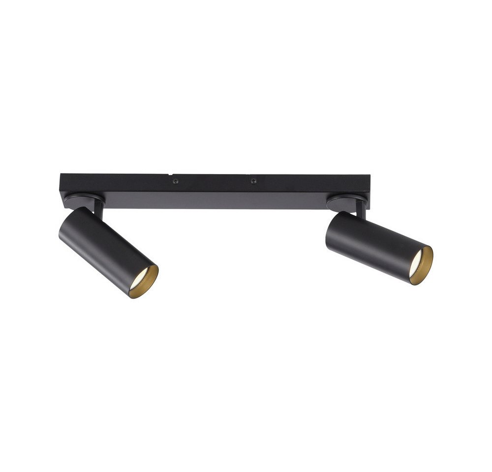 JUST LIGHT LED Deckenleuchte LED Deckenlampe RIK SW, Leuchtmittel wechselbar, 2x GU10/2W, warmweiß, Strahlerleiste Balkenstrahler Spot dreh- + schwenkbar warmweiß JUST LIGHT LED Deckenleuchte LED Deckenlampe RIK SW, Leuchtmittel wechselbar, 2x GU10/2W, warmweiß, Strahlerleiste Balkenstrahler Spot dreh- + schwenkbar warmweiß von JUST LIGHT