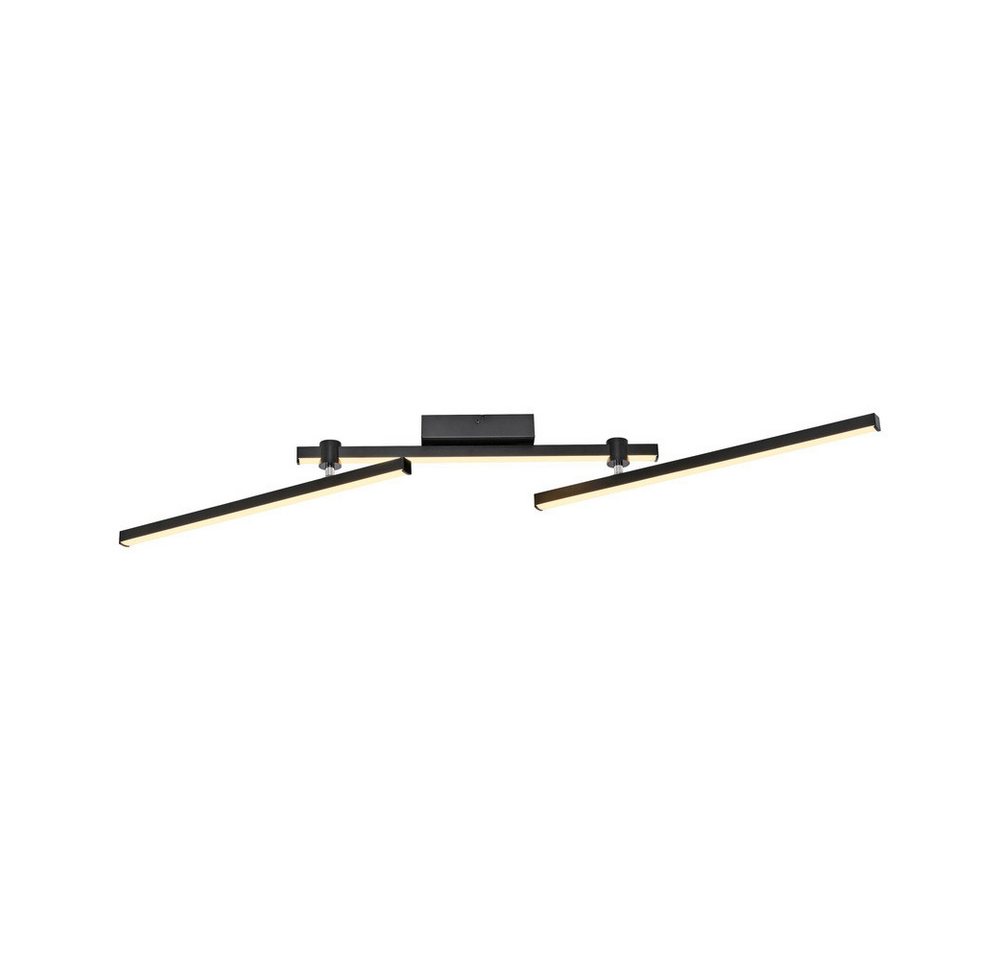 JUST LIGHT LED Deckenleuchte LED Deckenlampe SW STRAIGHT, Leuchtenarme drehbar, 1x LED Board / 27W, warmweiß, warmweiße Lichtfarbe, Leuchtenarme drehbar JUST LIGHT LED Deckenleuchte LED Deckenlampe SW STRAIGHT, Leuchtenarme drehbar, 1x LED Board / 27W, warmweiß, warmweiße Lichtfarbe, Leuchtenarme drehbar von JUST LIGHT