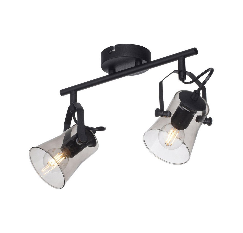 JUST LIGHT LED Deckenleuchte LED Deckenlampe TINULA, 2xE14/10W, Industrie Design, Spots schwenkbar von JUST LIGHT