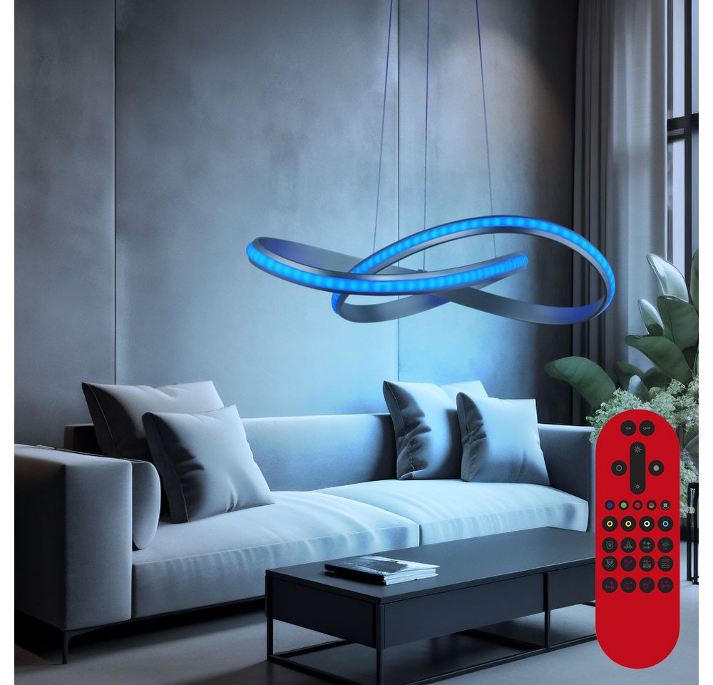 JUST LIGHT LED Pendelleuchte, Leuchtmittel inklusive, Warmweiß, Hängelampe Pendelleuchte App dimmbar Fernbedienung LED RGB JUST LIGHT LED Pendelleuchte, Leuchtmittel inklusive, Warmweiß, Hängelampe Pendelleuchte App dimmbar Fernbedienung LED RGB von JUST LIGHT