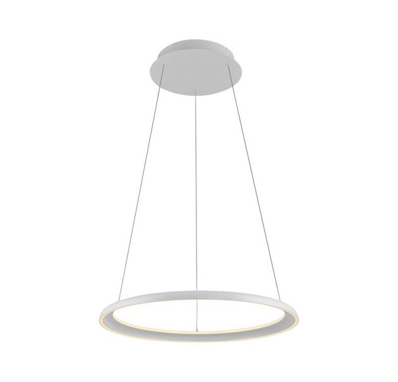 JUST LIGHT LED Pendelleuchte LED Pendellampe SW QUILLO, Dimmbar, 1x LED-Board 36W, warmweiß, Leuchtring rund dimmbar über Wandschalter warmweiß von JUST LIGHT