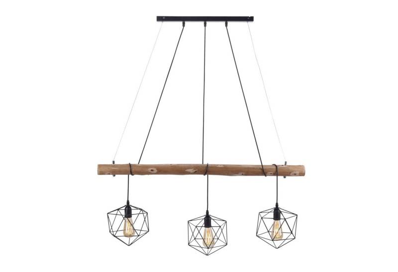 JUST LIGHT Pendelleuchte Pendellampe EDGAR 3-flammig, Moderne Pendellampe im Vintage Look von JUST LIGHT