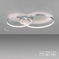 Deckenleuchte ASMINA, separat steuerbar, Memoryfunktion, Aluminium von JUST LIGHT