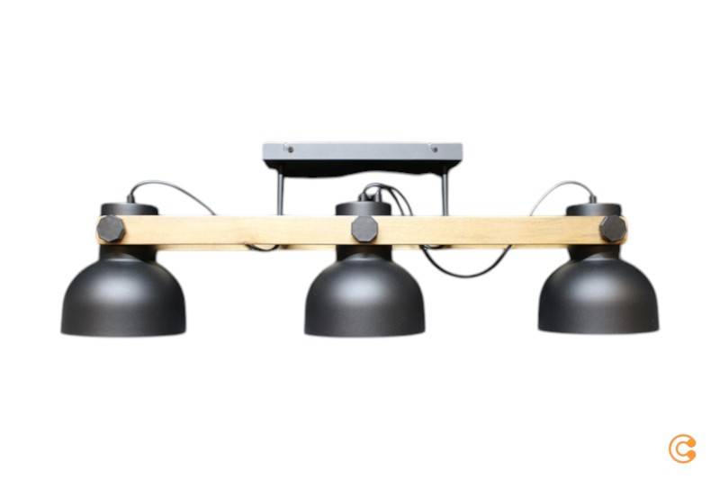 Just Light. Deckenleuchte Cup 2.0 3 Flammig Schwarz Metall Deckenlampe Lampe939 B-Ware von JUST LIGHT.