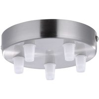 Just Light. - JustLight Lampenbaldachin 5-flammig stahl 12 x 2,5 cm Deckenleuchte von JUST LIGHT.