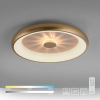 LED Deckenleuchte VERTIGO, CCT, dimmbar, Fernbedienung, Ø61,5cm, Kristall-Effekt von JUST LIGHT