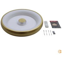 [NEUWERTIG] B-Ware Just Light Led Deckenleuchte Leuchte Vertigo Messing Cct Fernbedienung ø 46 Cm von JUST LIGHT.