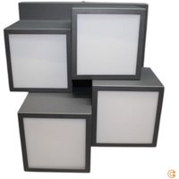 [NEUWERTIG] B-Ware Just Light Led Deckenleuchte Tetris Eisen 3000 K Schwarz Deckenlampe Lampe Spot von JUST LIGHT.