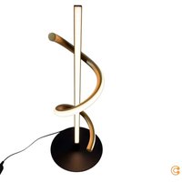 [NEUWERTIG] B-Ware Just Light Tischlampe Leuchte Led Eisen Schwarz Messing Tischleuchte Emanda von JUST LIGHT.