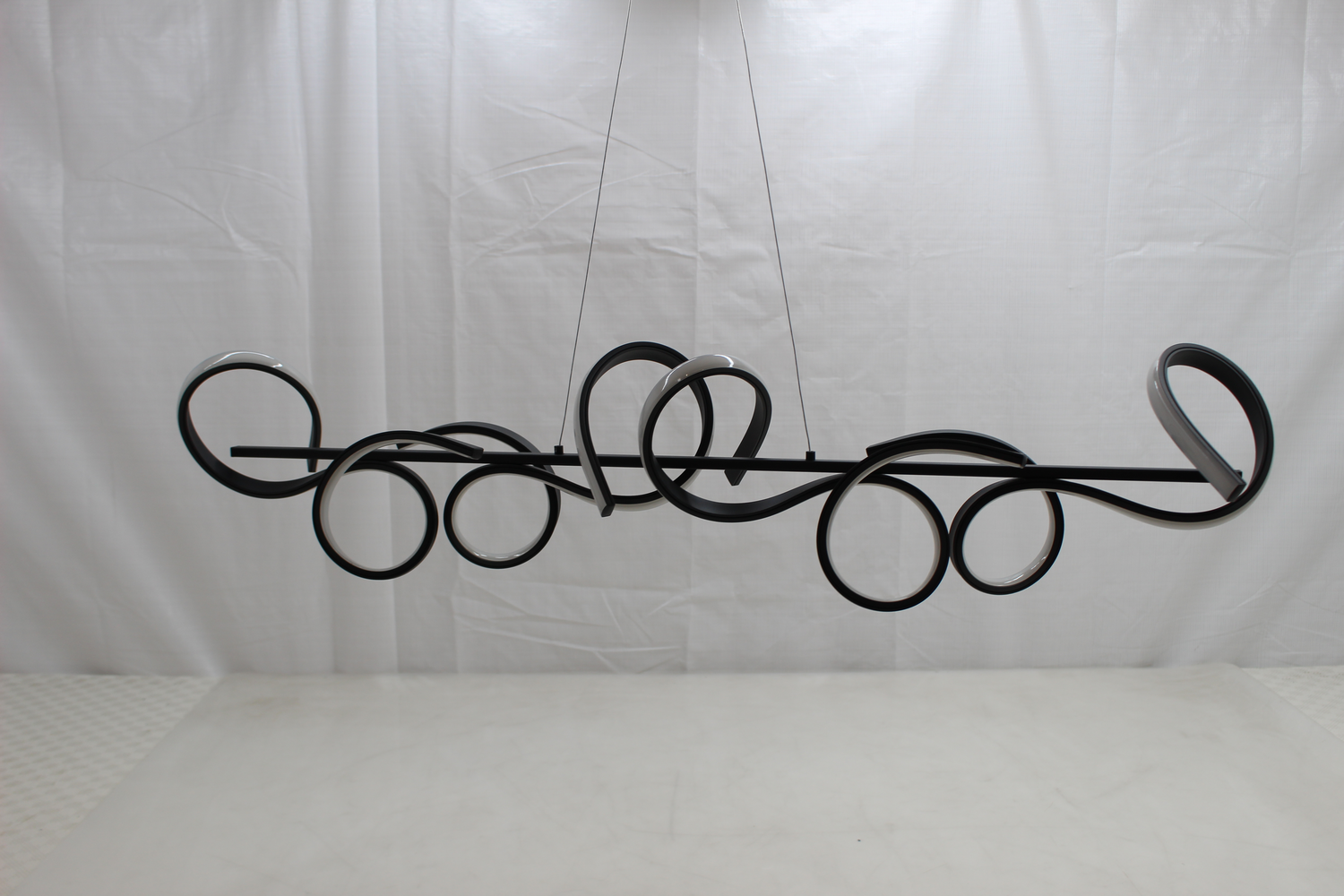 Paul Neuhaus Curls Led Pendelleuchte Hängeleuchte Deckenlampe Lampe Led Schw831 B-Ware von JUST LIGHT.