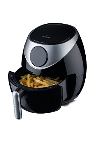 Just Perfecto Airfryer 3.2L - 1400W - LED Touch Screen Hot Air Fryer With Grill Plate - Air Fryer Without Oil - Roasting, Grilling, Baking, Roasting and Frying - 9 suggested Programs von JUST PERFECTO HOUSEHOLD APPLIANCES