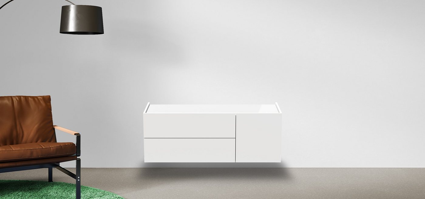 JUST by Spectral Sideboard Just.Charlie JSC1353 (Wandhängend montierbar oder verschiedene Designfüße zur Auswahl) von JUST by Spectral