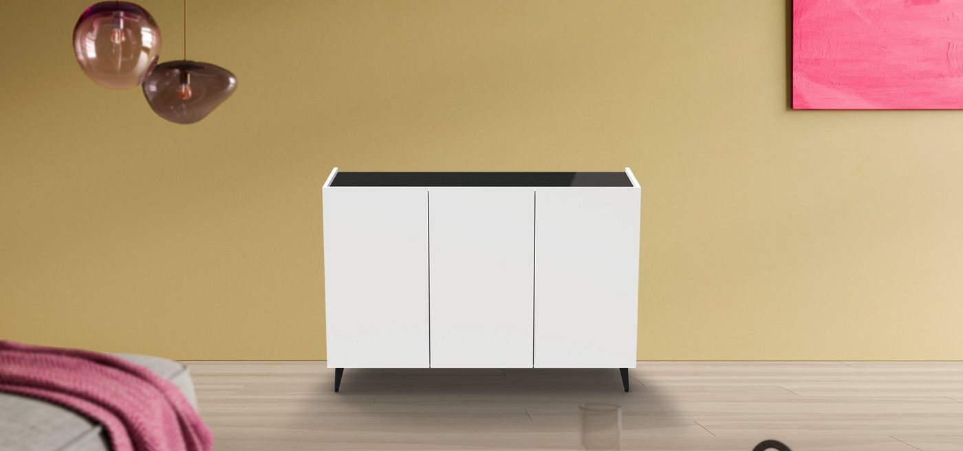 JUST by Spectral Sideboard Just.Charlie JSC1382 (Wandhängend montierbar oder verschiedene Designfüße zur Auswahl) von JUST by Spectral