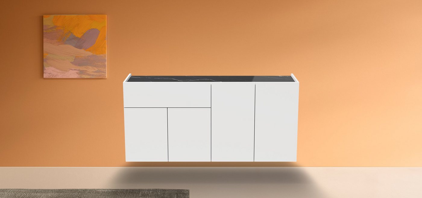 JUST by Spectral Sideboard Just.Charlie JSC1683 (Wandhängend montierbar oder verschiedene Designfüße zur Auswahl) von JUST by Spectral