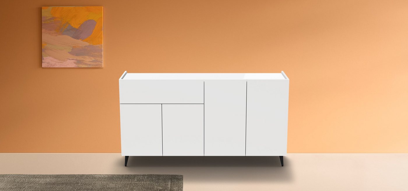 JUST by Spectral Sideboard Just.Charlie JSC1683 (Wandhängend montierbar oder verschiedene Designfüße zur Auswahl) von JUST by Spectral