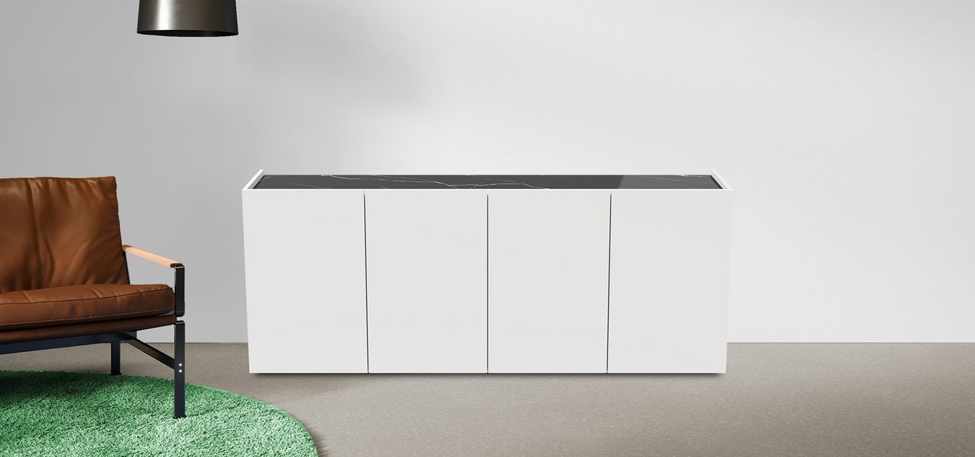 JUST by Spectral Sideboard Just.Charlie JSC2082 (Wandhängend montierbar oder verschiedene Designfüße zur Auswahl) von JUST by Spectral