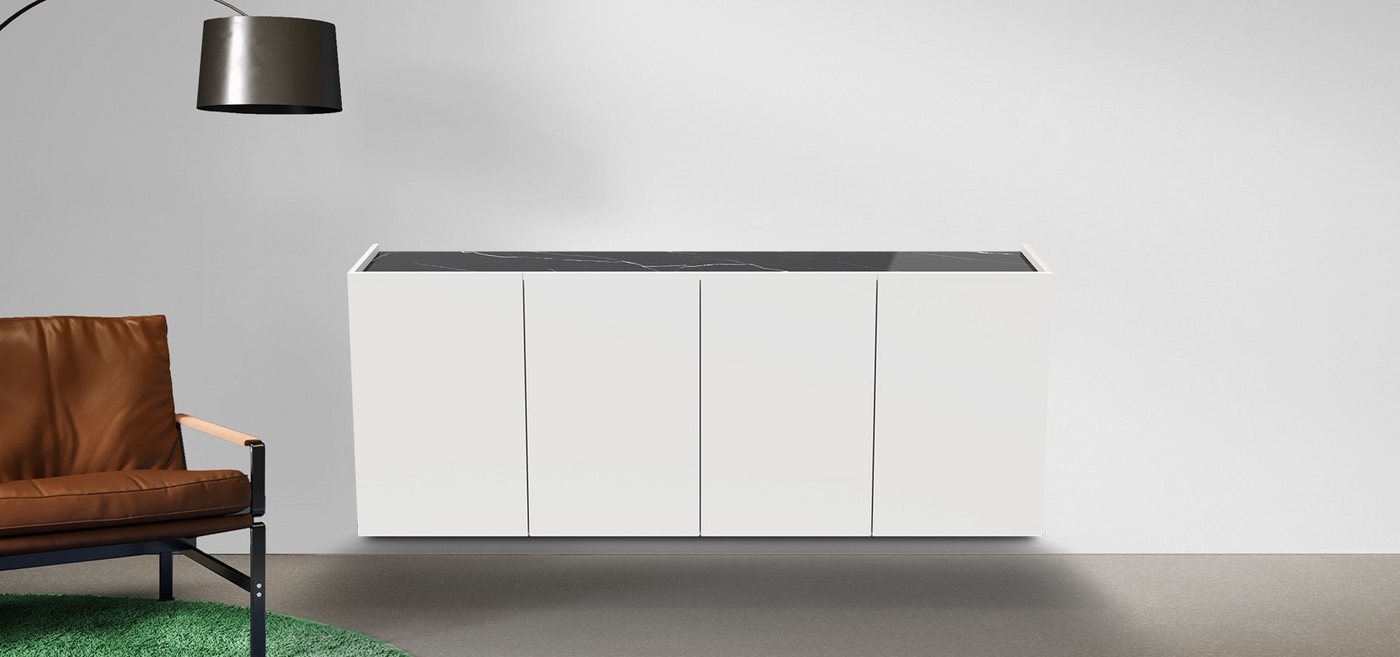 JUST by Spectral Sideboard Just.Charlie JSC2082 (Wandhängend montierbar oder verschiedene Designfüße zur Auswahl) von JUST by Spectral