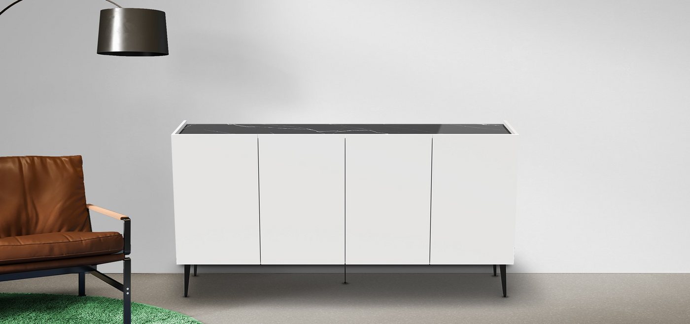 JUST by Spectral Sideboard Just.Charlie JSC2082 (Wandhängend montierbar oder verschiedene Designfüße zur Auswahl) von JUST by Spectral