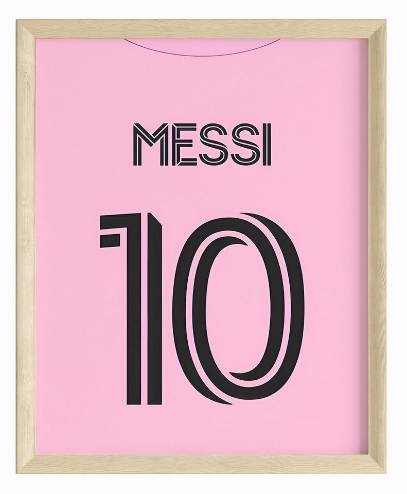 JUSTGOODMOOD Poster ® Lionel Messi 10 Inter Miami · Fußball Poster · ohne Rahmen von JUSTGOODMOOD