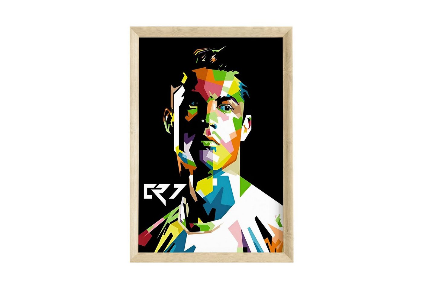 JUSTGOODMOOD Poster Premium ® Christiano Ronaldo Fußball Poster · ohne Rahmen, Poster in verschiedenen Größen verfügbar von JUSTGOODMOOD