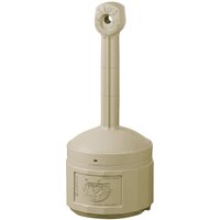 Sicherheits-Standascher aus Kunststoff Original Smoker Cease Fire® 15 Liter Innenbehälter, selbstlöschend HxB 98x42cm Beige - Justrite von JUSTRITE