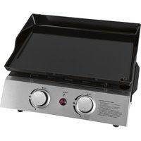 Justus - BBQ-Plancha Gasgrill Grilleau 2 silber 2 Brenner von JUSTUS