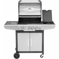 Gasgrill Ares 3 su silber 3+1 Brenner - Justus von JUSTUS