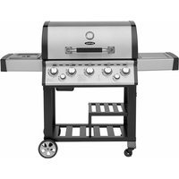 Gasgrill Mars silber / schwarz 5+2 Brenner, Backburner - Justus von JUSTUS