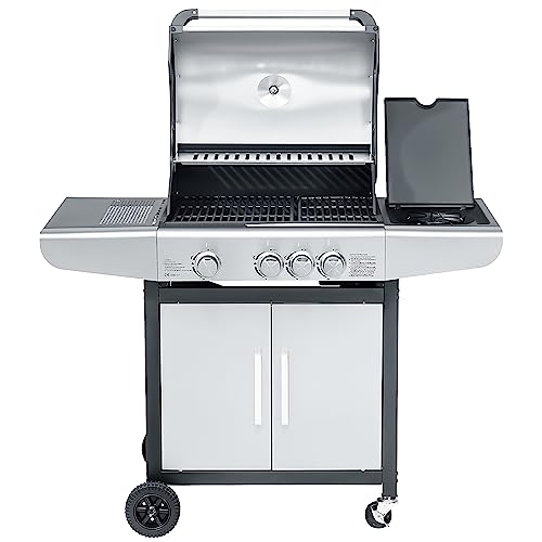 Justus 1303 04 Ares 3 SU Gasgrill, Edelstahl, 122 x 57 x 112 cm von JUSTUS