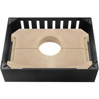 JUSTUS E-Block, BxL: 45,5 x 50,5 cm, Stahl - schwarz von JUSTUS