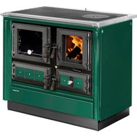 JUSTUS Festbrennstoffherd »Rustico-90 2.0«, grün, Emaille, 7 kW - gruen JUSTUS Festbrennstoffherd »Rustico-90 2.0«, grün, Emaille, 7 kW - gruen von JUSTUS