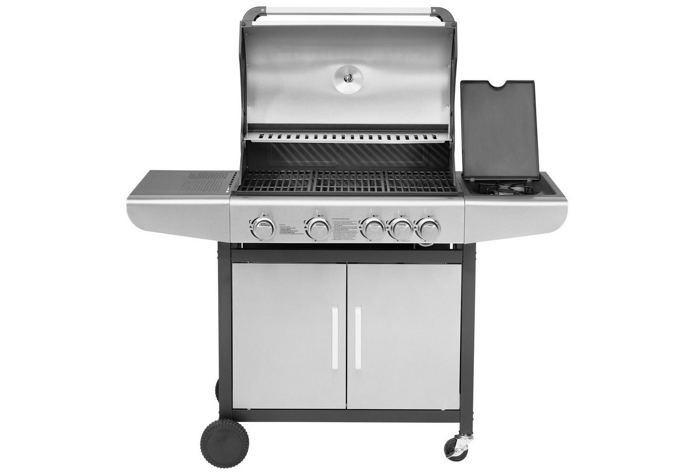 JUSTUS Gasgrill "Ares 4 SU" (silber, 4+1 Brenner) von JUSTUS