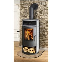 JUSTUS Kaminofen »Island Aqua«, schwarz/grau, Speckstein, 10 kW, wasserführend von JUSTUS