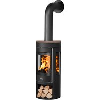 JUSTUS Kaminofen »Mino 2.0«, keramik grappa, Keramik, 5 kW - schwarz von JUSTUS