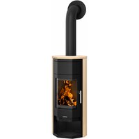 JUSTUS Kaminofen »Usedom 5 W+ 2.0«, Sandstein, 5,5 kW - schwarz von JUSTUS