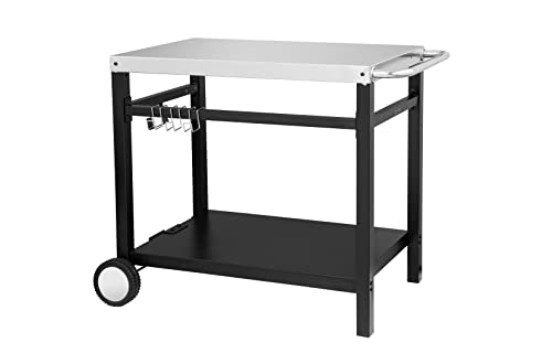 JUSTUS Multi-Trolley, Fahrbahrer Universalwagen, 1327 10, schwarz/grau von JUSTUS