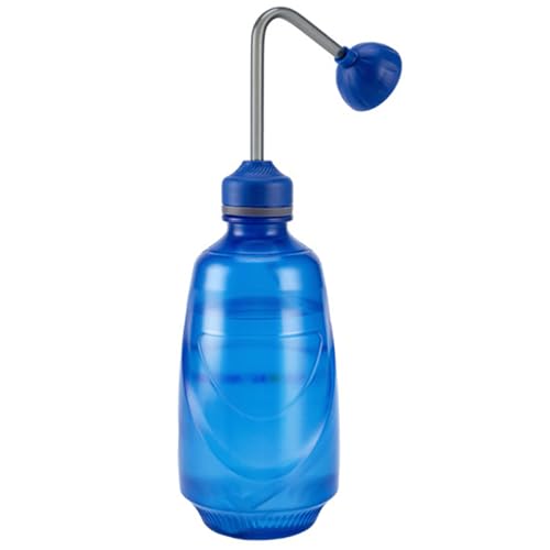 Smaxcn Gießkanne für Setzlinge, kleine Gießkanne für Zimmerpflanze, Gartenblumen, 0,45 l, Blau von JUSUFU