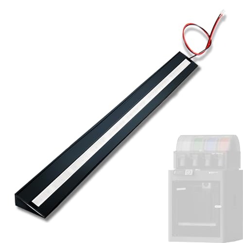 JUUPINE 2025 Upgraded Magnetic Light Bar High Gloss White Ambient Light Suitable for BambuLab P1S/P1P 3D Printer Parts Lighting LED Light Bar, 5V 0.3A LED Light Bar, Magnetic Adsorption Installation von JUUPINE