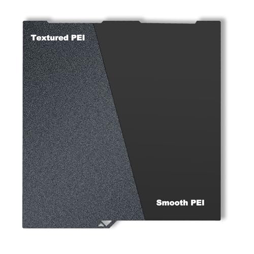 JUUPINE For Anycubic Kobra 3 Smooth Pei Build Plate 256x268 Spring Steel Sheet For Anycubic Cobra 3 Combo Plate Double Sided Smooth/Textured Pei Heat Bed JUUPINE For Anycubic Kobra 3 Smooth Pei Build Plate 256x268 Spring Steel Sheet For Anycubic Cobra 3 Combo Plate Double Sided Smooth/Textured Pei Heat Bed von JUUPINE