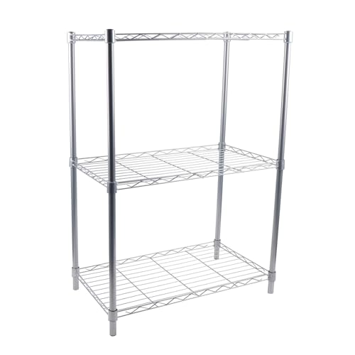 3-Stufig Küchen Mikrowellenständer,Küchenregal Standregal, Metallregal, Stabil Haushaltsregal platzsparend Küchenregallagerung, für Küchen, Badezimmer, Schlafzimmer, Wäschereien, Esszimmer usw 3-Stufig Küchen Mikrowellenständer,Küchenregal Standregal, Metallregal, Stabil Haushaltsregal platzsparend Küchenregallagerung, für Küchen, Badezimmer, Schlafzimmer, Wäschereien, Esszimmer usw von JUUTALK